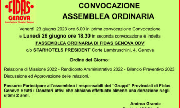 Convocazione assemblea ordinaria 2023