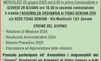 Convocazione Assemblea Ordinaria 2025