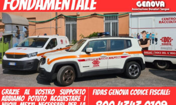 Dona il tuo 5×1000 a FIDAS Genova: un piccolo gesto per un grande aiuto