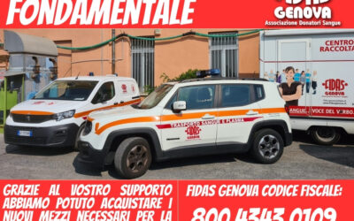 Dona il tuo 5×1000 a FIDAS Genova: un piccolo gesto per un grande aiuto